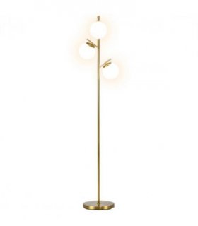 Floor Lamp Gold Metal 169H x 27cm Modern 3 Light Tree Standing for Living Room