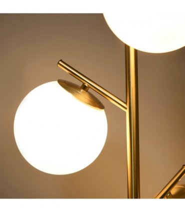 Floor Lamp Gold Metal 169H x 27cm Modern 3 Light Tree Standing for Living Room