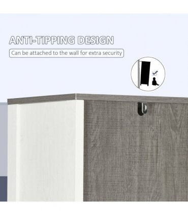 Bathroom Storage Cabinet White Tall Linen Tower Adjustable Shelf Particle Board