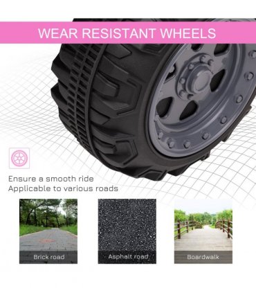 Kids Ride-on Four Wheeler ATV Car Pink Electric 45min Play 45H x 70L x 42Wcm