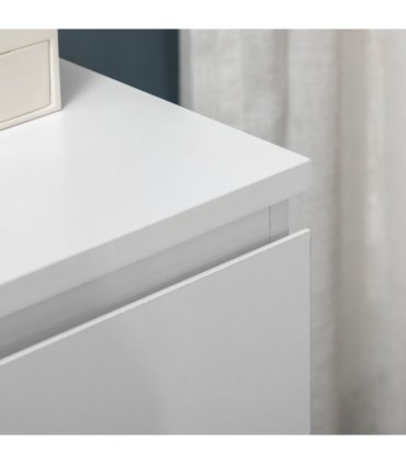 Chest of Drawers 3-Drawer Dresser Storage Organiser for Bedroom, White