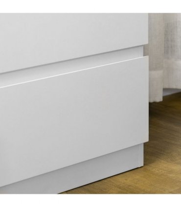 Chest of Drawers 3-Drawer Dresser Storage Organiser for Bedroom, White
