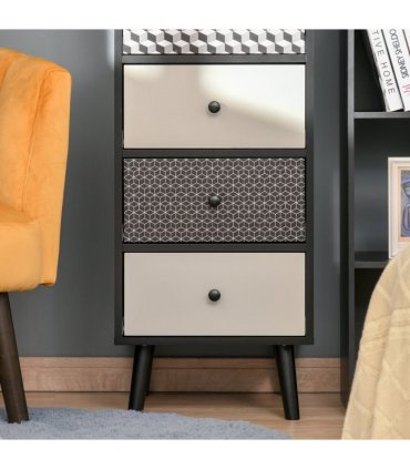 Chest of Drawers, 5 Drawer Dresser, Wooden Storage Cabinet Bedroom, Living Room