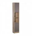 170cm Freestanding Storage Cabinet Slimline Unit w/ 2 Cupboards 2 Compartments