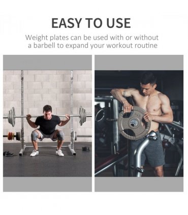 2" Olympic Weight Plates Sets for StrengthTraining w/ Weight 2 x 5kg, 2 x 2.5kg