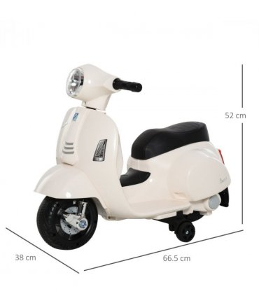 Vespa Licensed Kids Ride On Motorcycle 6V Battery Powered Electric Toys