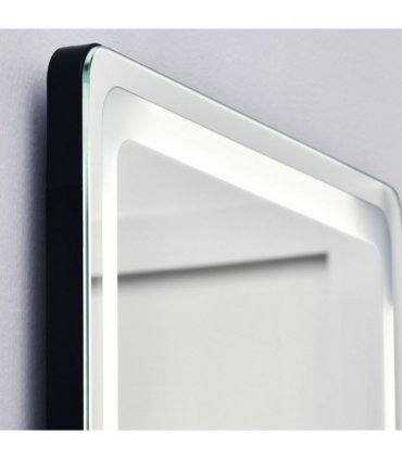 Full Length Mirror with LED Light, Silver, Black, 156.5H x 40W x 51Dcm
