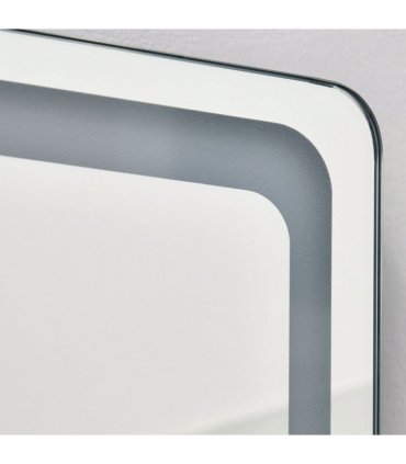 Full Length Mirror with LED Light, Silver, Black, 156.5H x 40W x 51Dcm