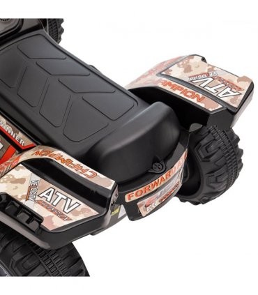 Kids Ride-on Four Wheeler ATV Car Black Electric 2 km/h 45 min Play 18-36 months