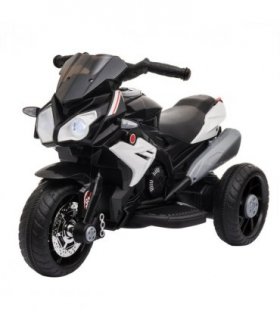 Kids Electric Motorcycle Ride-On Toy Vehicle Black 52H x 86L x 42Wcm 3km/h 25KG