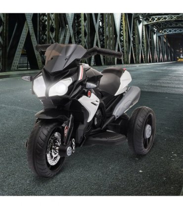 Kids Electric Motorcycle Ride-On Toy Vehicle Black 52H x 86L x 42Wcm 3km/h 25KG