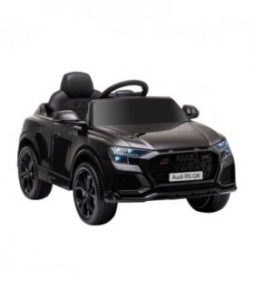 Audi RS Q8 6V Kids Electric Ride On Car Toy w/ Remote USB MP3 Bluetooth Black
