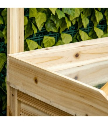Garden Potting Bench Table Workstation w/ Galvanized Tabletop, Storage Shelves