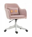 Office Chair with Rechargeable Electric Vibration Massage Lumbar Pillow, Wheels