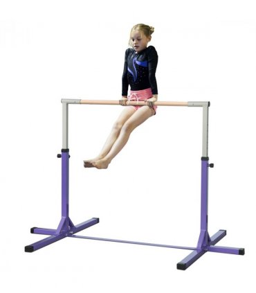 95-145 Hcm Professional Gymnastics Horizontal Bar For Kids Home Gym Fitness