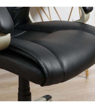 Executive Computer Office Desk Chair PU Leather Swivel Chairs High Back