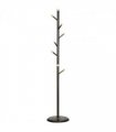 Freestanding Coat Rack Stand Industrial Coat Hanger with 6 Hooks for Hallway