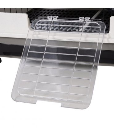 3 Tier Small Animal Cage Black Powder-coated steel 812L x 527W x 114H cm