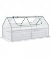 Steel Clear 185cm x 95cm x 92cm Raised Garden Bed Planter Box Kit Greenhouse