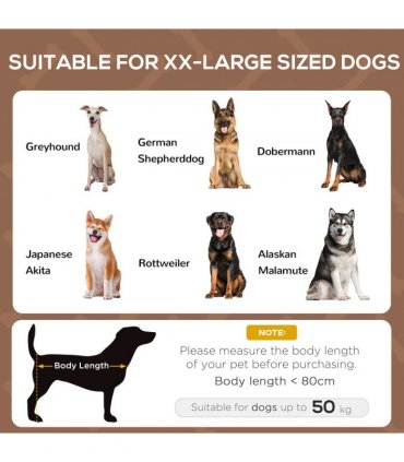 122 cm Elevated Pet Bed Dog Cot Tent with Canopy Instant Shelter Outdoor Coffee