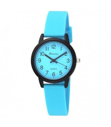 Ravel Girls & Boys Sports Blue Silicone Watch R1813.6