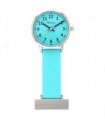 Ravel Aqua Silicone Nurses Fob Watch R1107.6