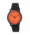Ravel Mens Sports Orange Dial with Black Silicone Watch R1814.8