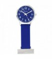 Ravel Blue Silicone Nurses Fob Watch R1107.16