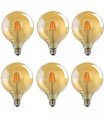 5 Pack E27 LED Edison Dimmable Vintage Amber Glass Warm white 2700K Light Bulb