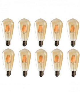 Light Bulb 10Pack E27 LED Edi