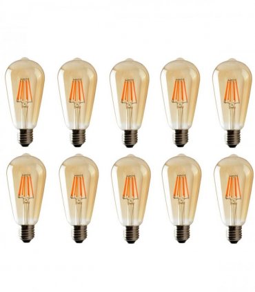 Light Bulb 10Pack E27 LED Edi