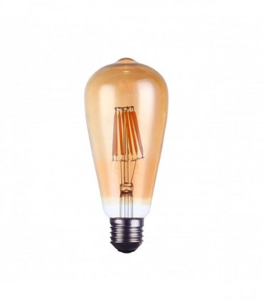 Light Bulb Amber Glass 5Pack E27 LED Edison Dimmable Vintage Warm White