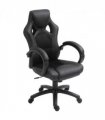 Gaming Chair PU Leather Black 71cm x 61cm x 118cm Executive Racing Swivel