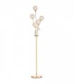 Crystal Floor Lamp Gold 156H  Crystal 5 Light Upright Standing Lamp