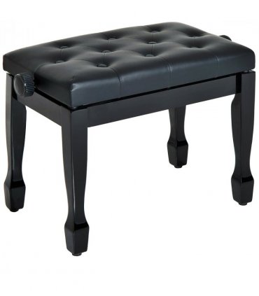 Classic Digital Keyboard Piano Bench Padded Seat Stool Solid Wooden