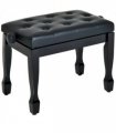Classic Digital Keyboard Piano Bench Padded Seat Stool Solid Wooden