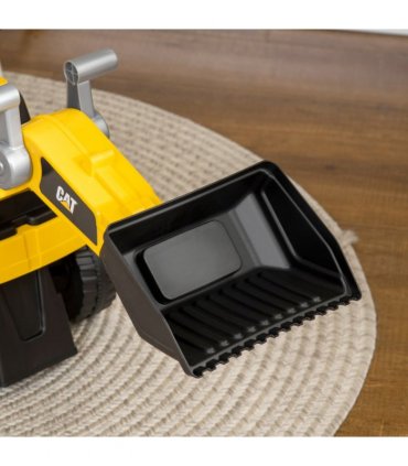 HOMCOM CAT Licensed Kids Construction Ride-On w/ Manual Shovel, for 1-3 Years