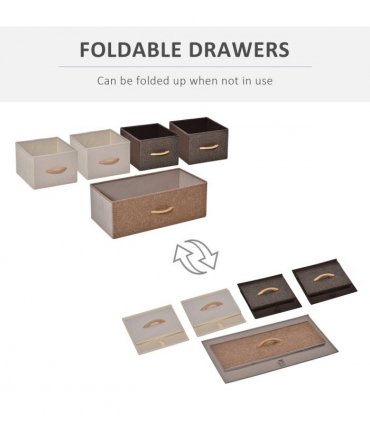 Drawers Storage Tower Dresser with Wood Top, Steel Frame, Storage Organizer