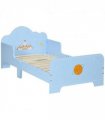 ZONEKIZ Toddler Bed w/ Space-themed Patterns, for Boy, Girls, Ages 3-6 Years