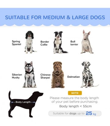 PawHut Dog Sofa, Pet Couch Bed for Medium, Large Dogs w/ Legs, Cushion - Grey