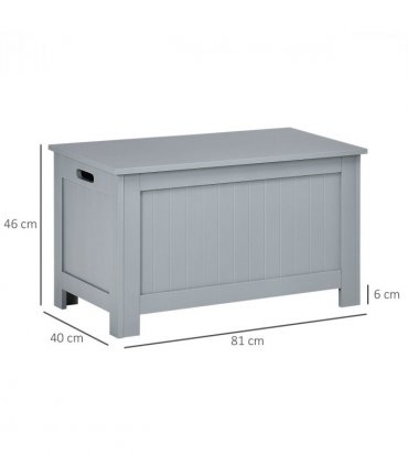 Large Storage Box Toy Chest Cabinet Unit Organizer with Lid & Safety Hinges