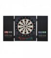 Electronic Dartboard with LED Digital Score Board 27Games Storage Cabinet