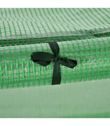 Tunnel Greenhouse Green Grow House Steel Frame Garden Backyard w/ Zipped Doors