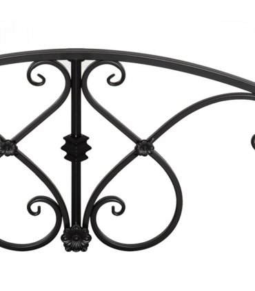 Decorative Garden Bridge Classic Footbridge w/ Safety Rails for Creek Stream