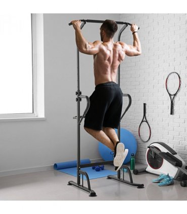 Power Tower Dip Station Pull Up Bar Multi-Function Push Up Equipment Home Gym