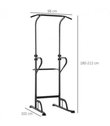 Power Tower Dip Station Pull Up Bar Multi-Function Push Up Equipment Home Gym