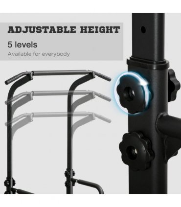 Power Tower Dip Station Pull Up Bar Multi-Function Push Up Equipment Home Gym