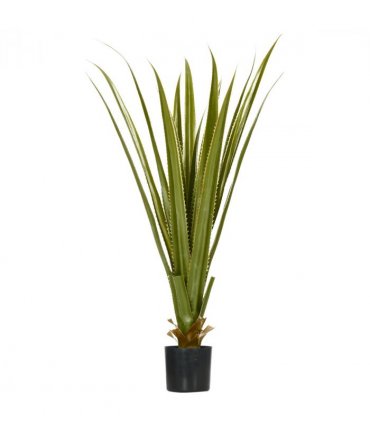 HOMCOM Potted Artificial Plants Agave Succulent for Desk Indoor Outdoor, 90cm