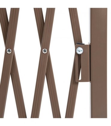 Aluminum Dark Brown 300L x 31D x 103.5H cm Outsunny Movable Fence Panel