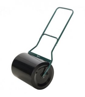 60L Steel Garden Roller Push Pull w/ Fillable Cylinder Water Rolling Drum